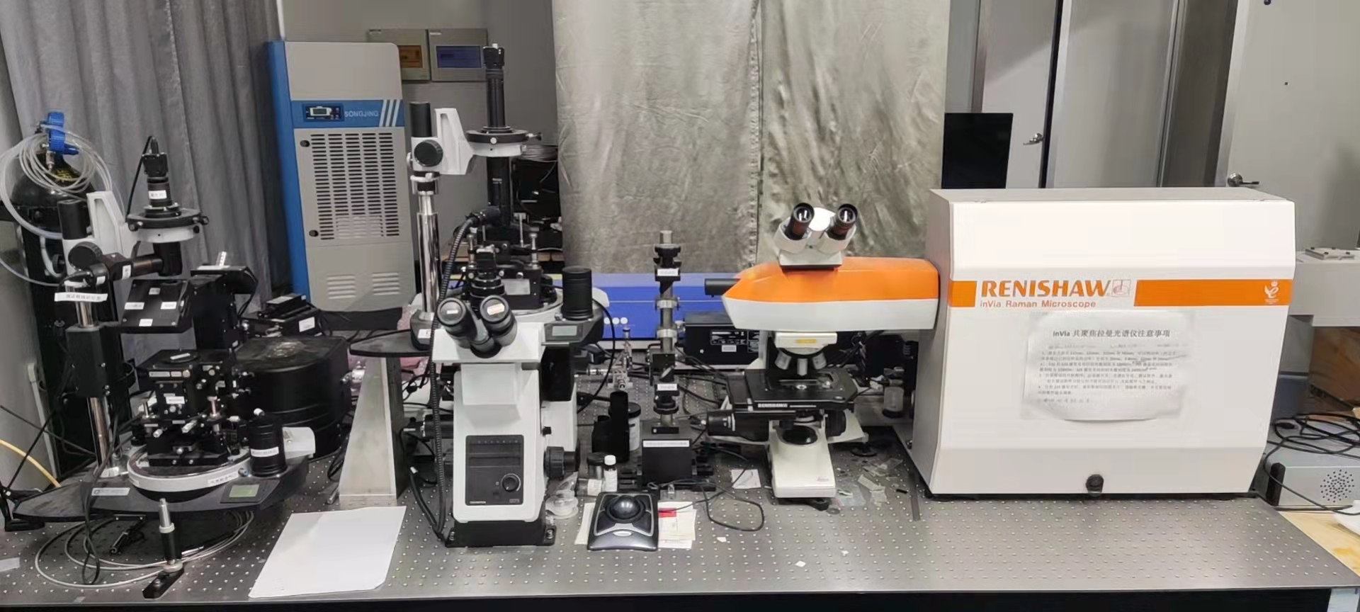 原子力-近场光学-共焦拉曼/荧光多功能显微镜联用平台